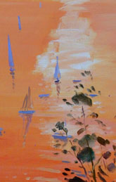 detail of Gourock sunset